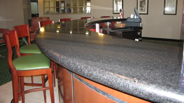 Marriott Hotel Stone Bar Top completed by StoneOne.