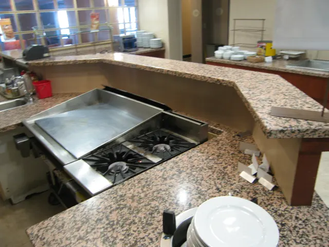 Marriott Hotel Commercial Kitchen completed by StoneOne.