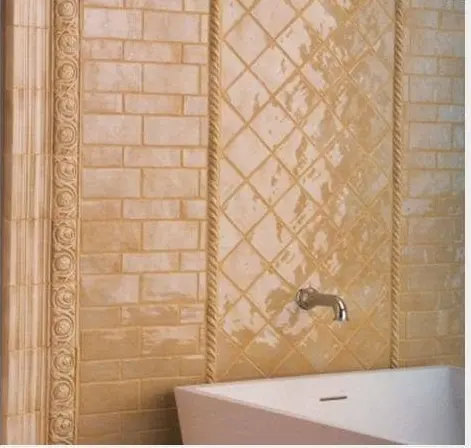 Bathroom tile design.