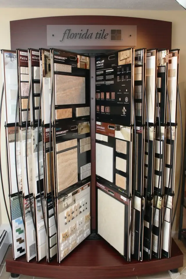 Tile design display.